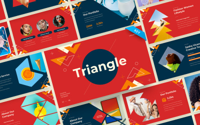 Triangle - Modèle Keynote créatif