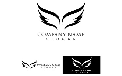 Wing Bird Logo Vector Icon V15