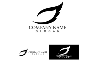 Wing  Bird Logo Vector Icon V18