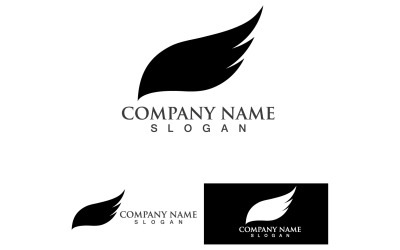 Wing Bird Logo Vector Icon V19