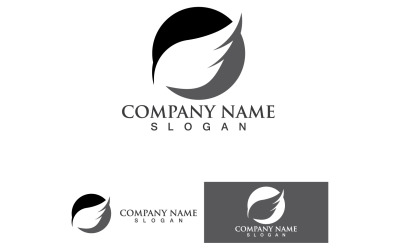 Wing Pigeon Bird Logo Vector Icon V2