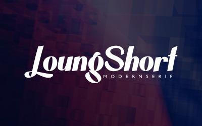 Loung Short Modern Serif Font