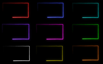Myst Single Line Webcam Frame Stock Motion Graphic Pack