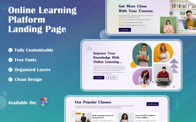 Educapedia - LMS Online Education & Landing Page Figma Template