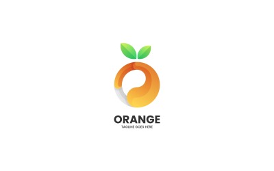Orange Gradient Logo Style 2