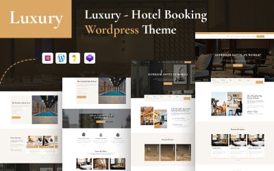 Luxury - Тема WordPress для розкоші та бронювання готелів.