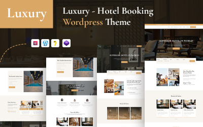 Lyx - Hotell- och lyxhotellbokning WordPress-tema.