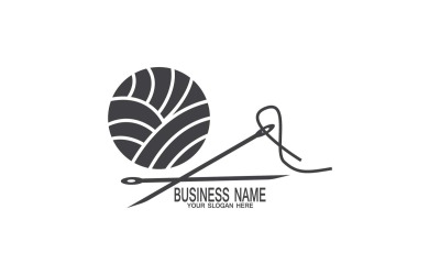 Siyah İğne Siluet Yaratıcı Logo Vektör 8