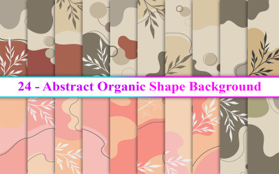 Abstrakter organischer Form-Hintergrund, abstrakter Boho-Hintergrund