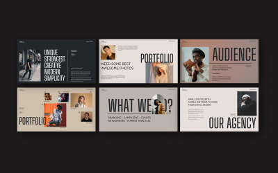 Blanked - Minimal Urban PowerPoint template - TemplateMonster