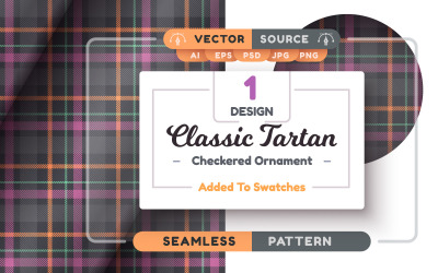 Halloween Tartan Seamless Pattern | Element PNG, Design Pattern 29