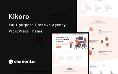 Kikoro - Thème WordPress pour agence créative