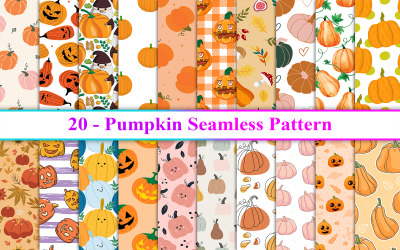 Pumpkin Seamless Pattern, Pumpkin Pattern, Pumpkin Digital Paper, Pumpkin Background