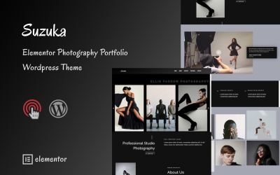 Suzuka - Minimales Portfolio und Fotografie-WordPress-Theme