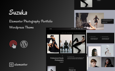 Suzuka — минимальная тема WordPress для портфолио и фотографии