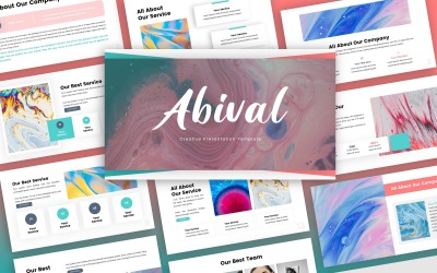 Abival - Modelo de PowerPoint multiuso criativo
