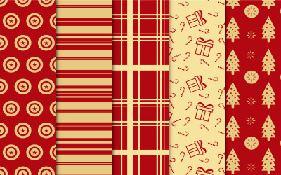复古礼品纸图案装饰