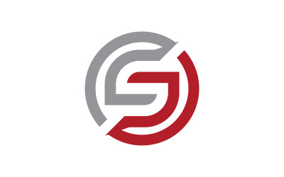 Letter S logo template. Vector illustration. V4
