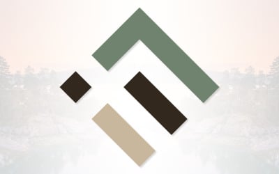 Verhoog uw merk met een vleugje klasse: gratis modern minimalistisch F Letter-logo-ontwerp