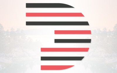 Maak kennis met het moderne, minimalistische D Letter-logo-ontwerp!