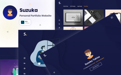 Suzuka - Modello PSD per portfolio personale