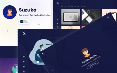 Suzuka - Personal Portfolio PSD-mall