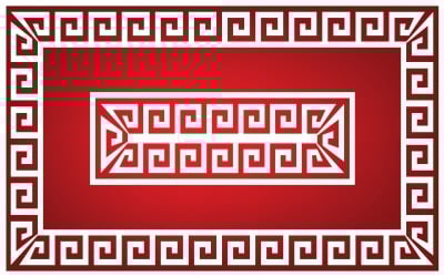 Fondo HD rojo con borde blanco Imagen 8048 píxeles * 4500 píxeles