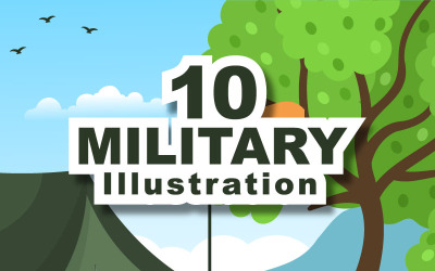 10 Ilustrace vojenské armády
