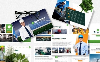 Адріані - Альтернативне джерело живлення Шаблон Googleslide