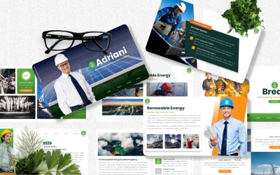 Adriani - Googleslide-mall för alternativ strömförsörjning