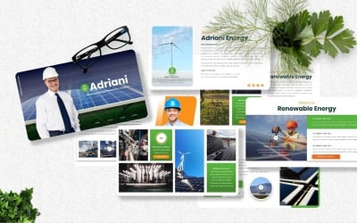 Adriani - Modelo de Powerpoint de Fonte de Alimentação Alternativa