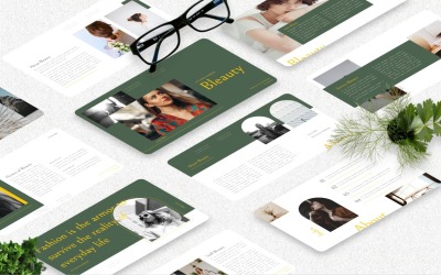Bleauty - Modello di diapositiva Google di moda