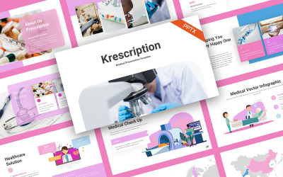 Krescription Medical PowerPoint šablony