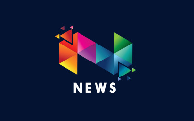 Logotype Nieuws Logo-sjabloon