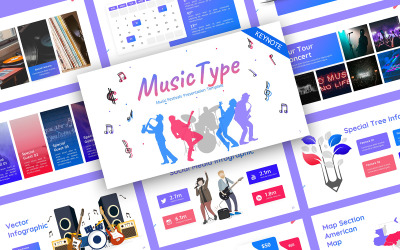 MusicType Music Keynote Template