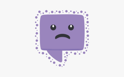 Szomorú Üzenetdoboz Design Vector