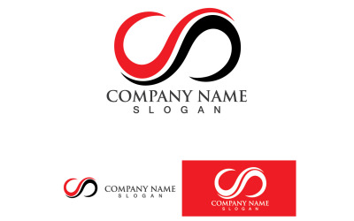 Infinity Loop Logo Vector Template Design V11