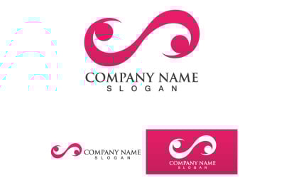 Infinity Loop Logo Vector Template Design V18