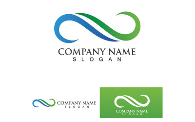 Infinity Loop Logo Vector Template Design V2