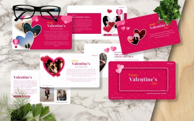 Vallove - Modello di diapositiva Google di San Valentino