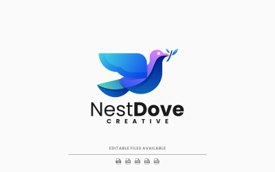 Nest Dove Gradyan Logosu 2