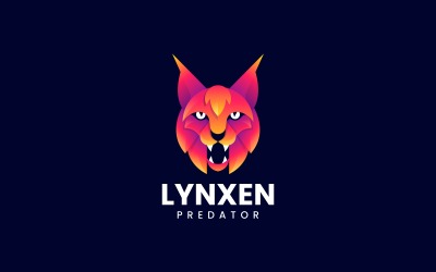 Stil des Lynx-Logos mit Farbverlauf 1
