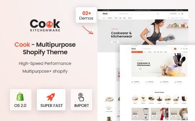 Cook – багатофункціональний склад 2.0 Shopify