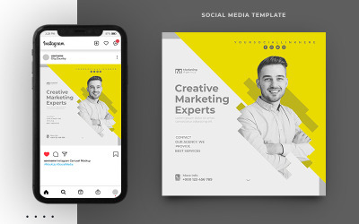 Digitális Marketing Ügynökség Vállalati közösségi média Instagram bejegyzés bannertervezés