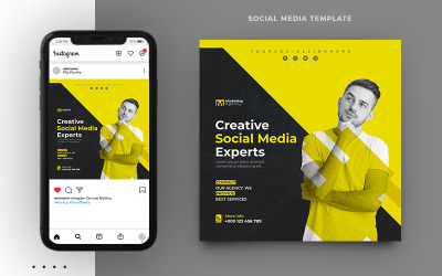 Marketing Ügynökség közösségi média bejegyzéssablon