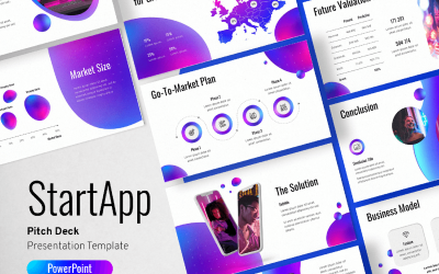 Pitch Deck – bemutató PowerPoint sablon