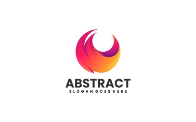 Diseño de logotipo degradado abstracto 6