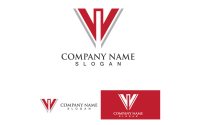 V Logo And SYmbol Vector Template  Design  V`14