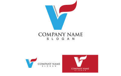 V Logo e SYmbol Vector Template Design V15