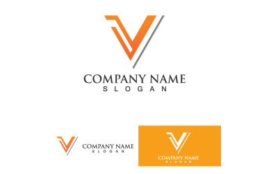 V Logo e SYmbol Vector Template Design V18